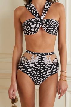 Swimwear 2021, Summer Style Guide, Affordable Swimwear, Hot Lingerie, Beaded Tulle, Beach Wears, Swimwear Fashion, Net A Porter