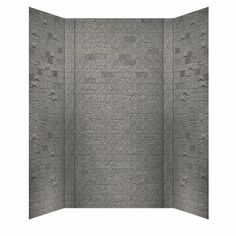 a room divider made out of concrete blocks