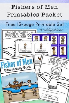 the fisher of men printables packet for kids