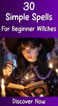 Discover your inner magic with these simple, beginner-friendly spells designed to enchant your everyday life. Perfect for new witches, these spells prove that even the simplest rituals can be powerful and transformative. Crystal Magic Spells, Spells For Health And Healing, Simple Witch Spells, Witchcraft Spells For Beginners Witches, Witch Rituals For Beginners, Wicca Potions, Self Healing Spells, How To Be A Witch Beginners, Spells Witchcraft Real