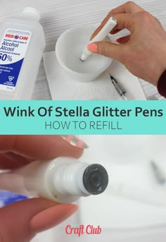 Wink Of Stella Glitter Brush, Marker Refill, Rubber Stamping Techniques, Card Making Tools, Paper Craft Techniques, Blender Pen, Pen Diy, Stamp Tutorial, Craft Techniques