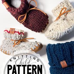 "Welcome to the third pattern to be included in the Prairie Knit Slipper Family! This one includes instructions for 5 sizes in Small Child/Child/Women's slippers. Baby Bootie Pattern can be found here: https://www.etsy.com/ca/listing/1537090055/ Toddler Slipper Pattern can be found here: https://www.etsy.com/ca/listing/1547627334/ **THIS IS A PDF PATTERN DOWNLOAD! NOT A FINISHED ITEM Child sizes included with this pattern download: Toddler Size 10/11 (7\" sole), Toddler Size 12/13 (7.5\" sole), Bootie Pattern, Slipper Pattern, Knitted Stuff, Baby Bootie, Knit Slippers, Knitted Slippers Pattern, Toddler Slippers, Baby Booties Pattern, Slippers Pattern