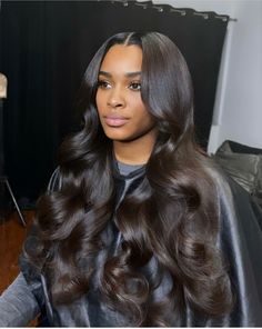 Cute Weave Hairstyles, Lirika Matoshi, Brown Hairstyles, Sew In Hair Extensions, Birthday Hair, Sassy Hair