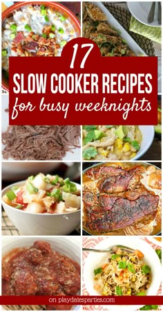 17 slow cooker recipes for busy weeknights