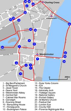 a map showing the locations of various parks and attractions in washington, d c's