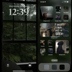 an iphone screen with the time displayed on it