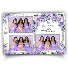 Sweet 16 Photo Booth, Birthday Photobooth, Sweet 16 Photo, Sweet 16 Photos, Free Text, Font Download, Purple Flower, Download Fonts