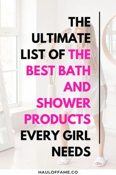 We've gathered the absolute best shower products to create the best shower routine possible to kickstart your morning routine. We've included the best shower routine steps and shower routine products to smell good all day long. This shower routine list is the ultimate guide and all you need to master your bathing routine with the best bath products too including body wash, body care products, bath and body care. Every girl needs these shower products in their shower caddy. Women Shower Routine, Ogx Coconut Milk, Bathing Routine