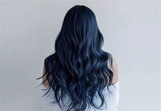 Web want hair that's moody and matches the weather? Here's everything you need to know about going (dark) blue. Black Hair Blue Tint, Blue Hair Hairstyles, Hair Color Names, Hairstyles Anime, Navy Blue Hair, Dark Blue Hair, Hairstyles Art, Hair Tint, Hair Color Blue