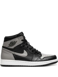 Black And Grey Jordans, Air Jordan 1 Shadow, Jordans Retro, Black Jordans, Jordan Outfits, Jordan Air, Shoes Photo