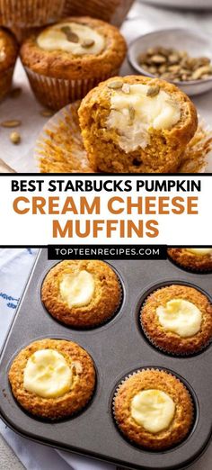 the best starbucks pumpkin cream cheese muffins