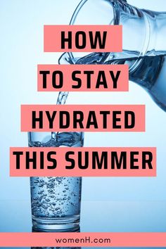 We must be mindful of how much we're drinking and always stay hydrated during summer. Here are ten different ways you can keep your hydration in check. Ways To Stay Hydrated, Ways To Be Healthier, Healthy Plan, Womens Health Care, Health Plus, Women Health Care, Outdoors Activities, Health Routine, Healthy Advice