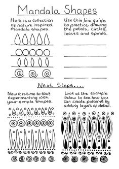 the worksheet for making handmade shapes with pictures and instructions to make them