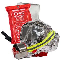 Fire Evacuation Mask & Fire Blanket by Ready Hour Fire Blanket, My Patriot Supply, Survival Essentials, Car Emergency Kit, Emergency Food Supply, Emergency Plan, Save Your Life, Emergency Food, Emergency Supplies