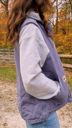 #fall #carhartt #vest #leaves #autumn #vibes #outfits #fitcheck Carhartt Vest Outfit, Grandmacore Outfit, Granola Girl Outfits, Granola Outfits, Carhartt Vest, Vest Outfit, Leaves Autumn, Granola Girl, Autumn Vibes