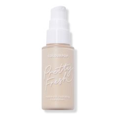 Pretty Fresh Hyaluronic Hydrating Foundation - PF FOUNDATION FAIR 05WBenefitsMedium-buildable coverageHealthy, natural skin-like finishFeels lightweight & comfortableHydrates skin instantly & over timeEvens & perfects the look of skinDermatologist-testedNo added fragrance, alcohol, or parabensKey IngredientsHydrafresh Complex, formulated with fruit extracts, enhances the look of skin by instantly hydrating & diminishing the look of fine lines while delivering hydration over timeHyaluronic acid i Colourpop Blush, Hydrating Foundation, Too Much Makeup, Colourpop Makeup, Hydrating Primer, Too Faced Foundation, Gel Liner, Foundation Concealer, Beauty Expert