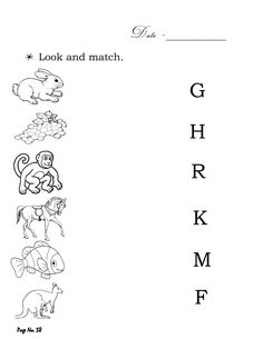 the letter g worksheet for children