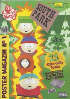 the south park dvd cover is shown