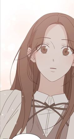 an anime character with long hair and brown eyes