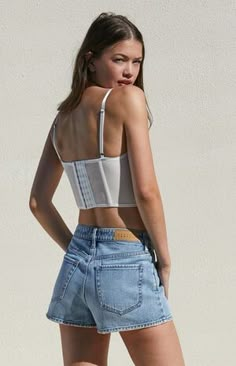 High Waisted Mom Shorts, Romanticizing Summer, Denim Festival, Urban Outfitters High-waisted Jean Shorts For Summer, Urban Outfitters Mid-rise Denim Shorts, Pacsun Jean Shorts, Urban Outfitters Mid-rise Jean Shorts With Pockets, Pacsun Swim, Pacsun Jeans