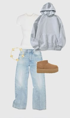 Basic Aesthetic Outfits, Jeans Aesthetic, Basic Jeans, T Shirt Outfit, Looks Pinterest, Uggs Outfit, Casual Preppy Outfits