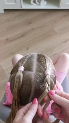 Cute And Easy Hairstyles Braids, Hair Styles For Long Hair Kids, Contemporary Dance Hairstyles, Simple Cute Hairstyles For Kids, Hair Styke, Braid Hairstyles For Kids, Olivia Hair, Short Hair Dos, Short Hair For Kids