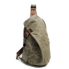 This item is only for one piece. Men Canvas Sling Bag Waterproof Batik Retro Casual Shoulder Chest Bags Outdoor Material: canvas Color: khaki Size: height 37cm / 14.57 in, length 23cm / 9.06 in, width 13cm / 5.12 in SKU: 952-160/JYY Canvas Sling Bag, Waxed Canvas Backpack, Cross Shoulder Bags, Waterproof Travel Bag, Bag Pack, Shoulder Strap Bag, Hobo Style, Men Pants, Canvas Crossbody Bag