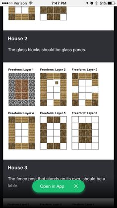 an iphone screen showing different types of windows