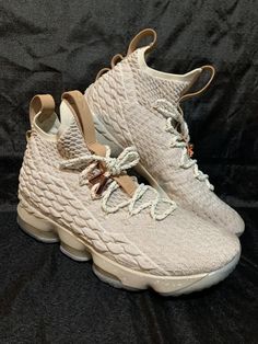 Pre Owned Nike Lebron Xv Ghost String Men's shoe size 11. This item comes in the original box, the box has some wear but shoes are almost New. There are also no imperfections or damages made to the shoe which makes it a good collectible, the bottom of shoes are not spotless, though they are not terribly worn or stained. If any other photos are needed please contact me, thank you. Lebron 15 Shoes, Nike Lebron, Men Shoes Size, Original Box, Athletic Shoes, Ghost, Men's Shoes, Shoe Accessories, Mens Accessories