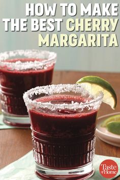 how to make the best cherry margarita