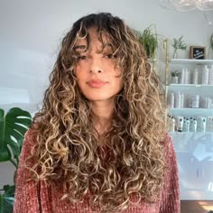 Fringe Curtain Bangs Curly Hair, Long Hair Curly Bangs, Curly Bangs Side Part, Curly Hair With Bangs Blonde, Face Framing Curtain Bangs Curly Hair, Bangs With Long Curly Hair, Curtain Bangs Curly Hair Natural Curls, Curtain Bangs Long Hair Curly, Curtain Bangs Long Curly Hair