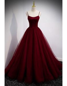 10% off now! Shop long prom dress in burgundy ballgown style with removable jacket online. Sheprom offers formal, party, casual & more style dresses to fit your special occasions. Vestiti Prom, Abi Ball, Dark Red Prom Dress, Wine Red Prom Dress, Vestidos Color Vino, Two Piece Evening Dresses, Tulle Straps, Red Ball Gown, Long Evening Dress