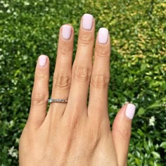 LOOOVE this color. OPI (Gel) Let's Be Friends. (Opaque enough with 2 coats but my nail tech insisted on 3.) Lets Be Friends, Opi Gel Nails, Emerald Nails, Gel Nail Polish Colors, Summer Gel Nails, Gel Colors, Gel Nail Colors, White Nail Polish, Pink Nail Polish