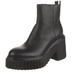 Intense Traction Lugs Lend Gothic-Chic Appeal To This Lightweight Platform Bootie Detailed With A Back Zip Closure And Pull-Tabs For Easy Entry. 4" Heel; 1 3/4" Platform 5" Shaft Back Zip Closure Leather Upper And Lining/Rubber Sole Made In Italy Women's Shoes Item # 6637560 Gothic Chic, Platform Ankle Boots, Zipper Detail, Leather Booties, Bag Making, Front Zipper, Boots Booties, Soft Leather, Bootie Boots