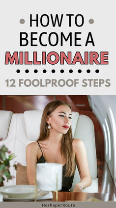 How to become a millionaire. There are close to 11 million millionaires in the U.S., according to consulting and research firm Spectrem Group. The number of millionaires is on the rise, but still, most Americans aren’t part of the millionaire club. Or even close. There are certain steps to ensure success at getting rich. Here’s how to become a millionaire in 12 steps. How To Become A Millionaire As A Teen, Multimillionaire Lifestyle, I Am A Millionaire, Wealth Planning, Getting Rich, Penny Pinching, Wealthy Women, Daily Devotion, Lottery Winner