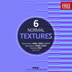 6 normal textures for photoshopped