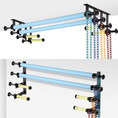 TheLAShop Backdrop Wall/Ceiling Mounted 4-Roller Holder Image Fabric Backdrop Storage, Backdrop Organization Storage Ideas, Diy Studio Backdrop, Backdrop Storage, Backdrop Holder, Content Studio, Photography Backdrops Diy, Studio Live, Video Backdrops