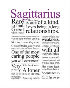 a poster with the words sagitaruus and other things in purple on it