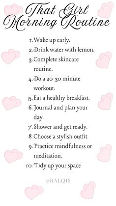 These are a few things you can add to your morning routine to become that girl Morning Routine Adult Woman, That Girl Morning Routine, Easy Morning Routine, Satisfy My Soul, Instagram Feed Planner, Exam Motivation, Good Morning Gorgeous, 30 Minute Workout, Healthy Lifestyle Changes