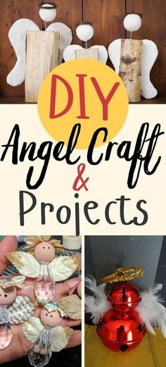 Bell Christmas Ornaments Diy, Diy Angels Crafts How To Make, Angel Crafts Christmas, Tea Lights Diy, Christmas Angels Diy, Angel Ornaments Diy, Diy Angel Ornaments, Kids Christmas Crafts Easy, Upcycled Christmas