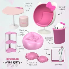 Rimshard Shop Sims 4 Cc Kawaii Decor, My Melody Sims 4 Cc, Ts4 Sanrio Cc, Sims 4 Cc Hello Kitty Furniture, Sanrio Cc Sims 4, Hello Kitty Cc Sims 4, Sims 4 Pink Furniture Cc, Sims 4 Y2k Cc Furniture, Sanrio Sims 4 Cc