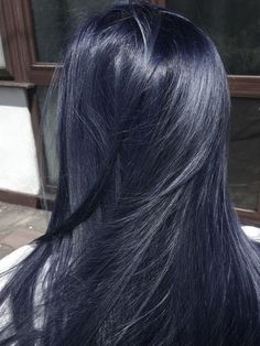 Black Hair Blue Tint, Dark Blue Hair Dye, Blue Brown Hair, Teal Hair Color, Indigo Hair, Blue Purple Hair, Hair Dye Tips