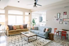 the living room is clean and ready for us to use in its new owner's home