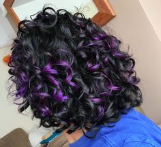 Dye Curly Hair, Hidden Hair Color