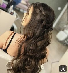 Bridemaids Hairstyles, Prom Hairstyle, 2024 Prom, Graduation Hairstyles, Quince Hairstyles, Hairstyle Inspiration, Prom Hairstyles For Long Hair, Short Wedding Hair