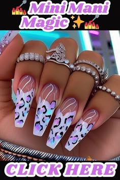 Short Nail Design, Flame Nail Art, Chic Nail Designs, Chrome Nail Art, Ladies Club, Long Nail Designs, Baddie Nails, Long Nail, Glow Nails