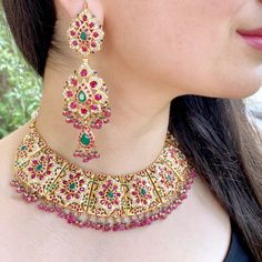 One Gram Gold Jewellery With Price, Jadau Sets, Jhumka Collection, Trendy Silver Jewelry, Turkish Jewellery, Rajasthani Art