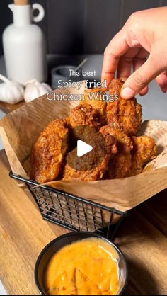 the best spicy fried chicken wings recipe video