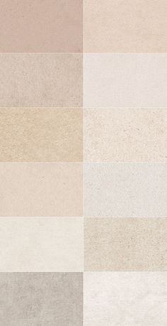 four different shades of beige and white