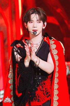 Yeosang | 231202 Music Core Ateez - Crazy Form Yeosang Halloween, Yeosang Outfit, Yeosang Hehetmon, Ateez Fashion, Rope Skipping, Ateez Yeosang, Yeosang Ateez, Kang Yeosang, Kang Yeo-sang